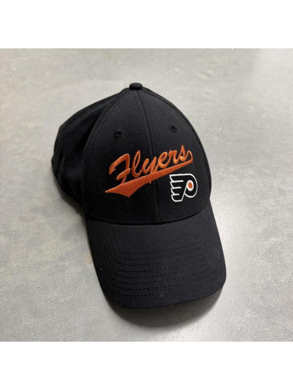 Y2K Philadelphia Flyers NHL Hockey Adult Black CapOne Sized